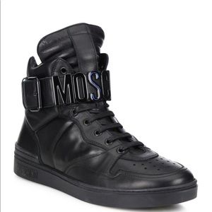moschino high top sneakers